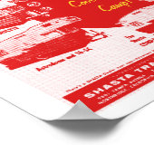 Poster Shasta Camping Chats Cool - Vintage Ad (Coin)