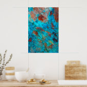 Poster Shattuckite bleue (Cuisine)