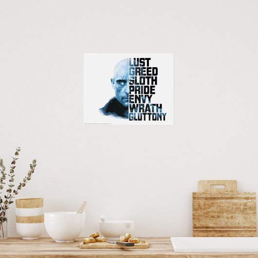 Poster SHAZAM ! | Dr Sivana Sept péchés mortels Graphique (Cuisine)