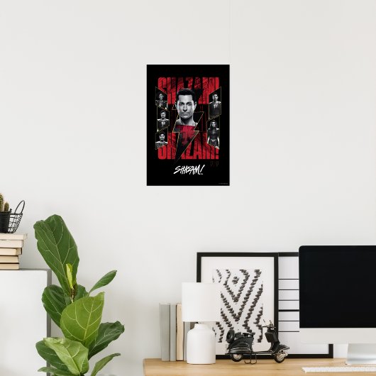 Poster SHAZAM ! Furie des dieux | Groupe SHAZAMily (Bureau à domicile)