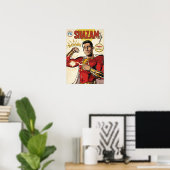 Poster SHAZAM ! Furie des dieux | Housse de bande dessiné (Bureau à domicile)