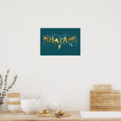 Poster SHAZAM ! Furie des dieux | Logo mythique (Cuisine)
