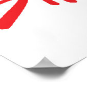 Poster SHAZAM ! Furie des dieux | Logo Red Marker (Coin)