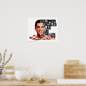 Poster SHAZAM ! | Shazam Closeup Acronyme graphique (Cuisine)