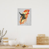Poster SHAZAM ! | Shazam Tiger & Lightning Graphic (Cuisine)