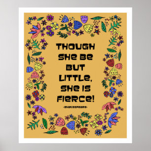 Poster She Is Fierce