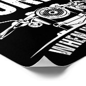 Poster She Only Purrs When I'm On Top Funny Motorcycle Ri (Coin)