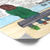 Poster She Persisted (Depression and Anxiety) 8.5x11 (Coin)