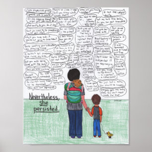 Poster She Persisted (Motherhood)