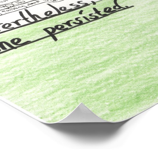 Poster She Persisted (Single Women) (Coin)