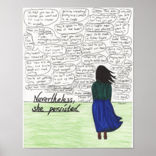 Poster She Persisted (Single Women)