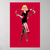 Poster "Shear Diva" /Avec Couleur Bckgr (Devant)