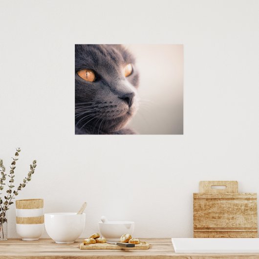 Poster Sheba Cat (Cuisine)