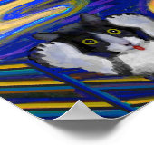 Poster Sheba's Scream, Parody The Scream, Cat Art (Coin)
