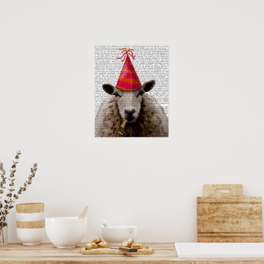 Poster Sheep de la fête (Cuisine)
