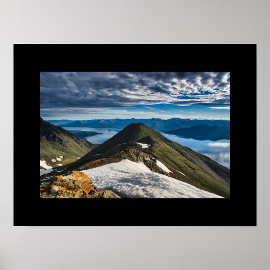 Poster Sheep Mountain dans les chaînes Kluane (Devant)