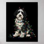 Poster Sheepadoodle Christmas I'm Fine Everything Is Fine (Devant)