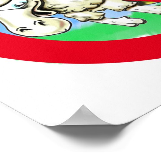 Poster Sheeplebee interdit (Coin)