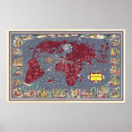 Poster Sheets 1-8 : Air France (Devant)