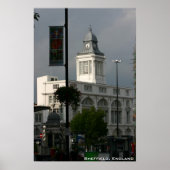 Poster Sheffield, Angleterre (Devant)