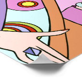 Poster Shelby, Dame des années 1920 à Lilac et Lavender (Coin)