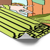 Poster Shelby, Dame des années 1930 à Kiwi et Brown (Coin)