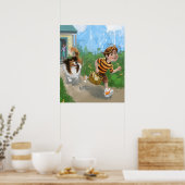 Poster Sheldon et Davie Aventure (Cuisine)