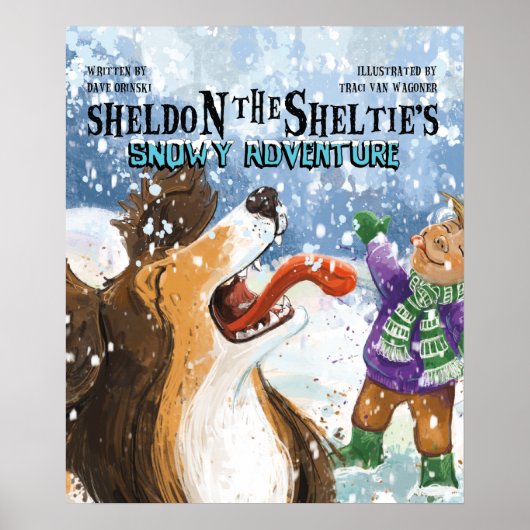 Poster Sheldon le Sheltie (Devant)