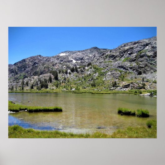 Poster Shell Lake, Tioga Pass, (Devant)