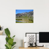Poster Shell Lake, Tioga Pass, (Bureau à domicile)