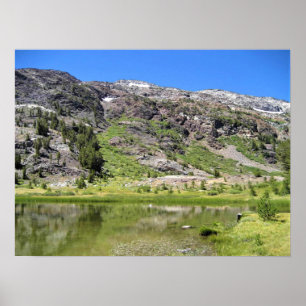 Poster Shell Lake, Tioga Pass,