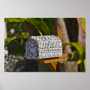 Poster Shell Mailbox, Fort Myers Beach, Floride