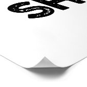 Poster Shell Shocky Funny Seashell Pun (Coin)