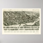 Poster Shelton, CT Panoramic Map - 1919 (Devant)