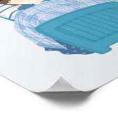 Poster Shema Israël à l'heure du coucher charmant pour le (Coin)