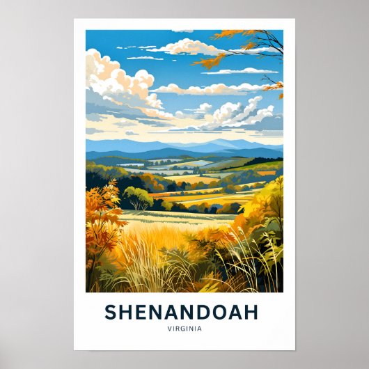Poster Shenandoah Virginia (Devant)