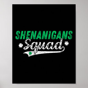 Poster Shenanigan Squad Jour de la Saint Patrick Matching