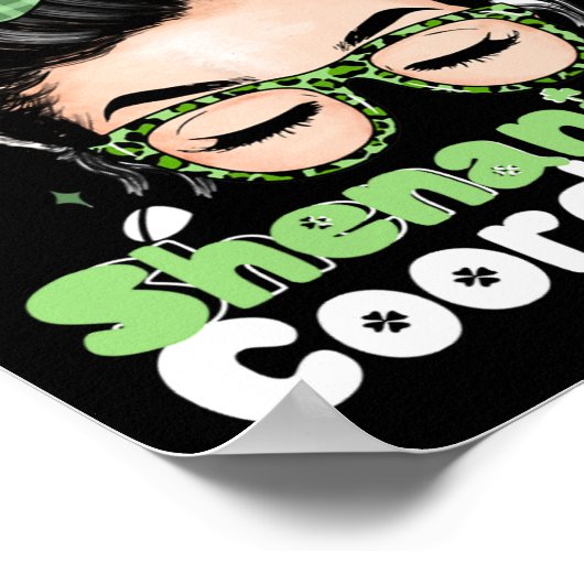 Poster Shenanigans Coordonnateur Jour de la Saint Patrick (Coin)