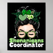 Poster Shenanigans Coordonnateur Jour de la Saint Patrick (Devant)