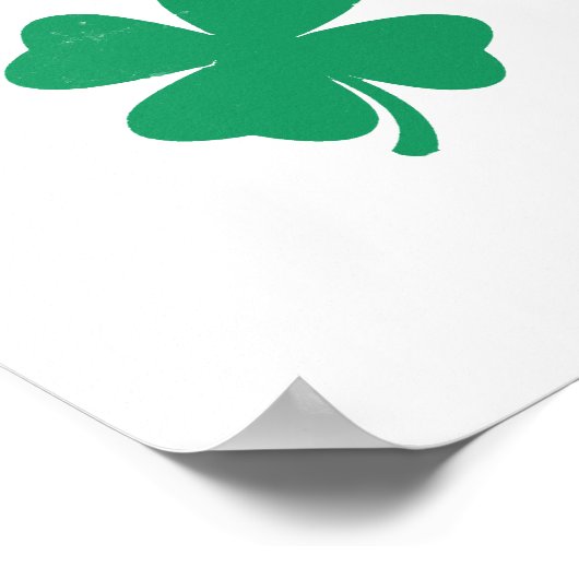 Poster Shenanigans Shamrock Saint Patrick's Day Rétro (Coin)