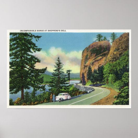Poster Shepberd's Dell View of Incomparable Gorge (Devant)