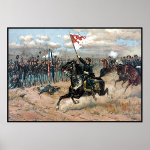 Poster Sheridan's Ride — Guerre civile