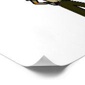 Poster Sheriff Femme noire en uniforme Brown (Coin)