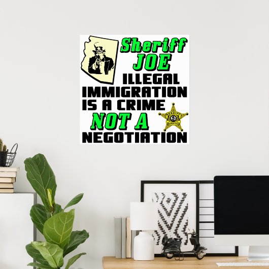 POSTER SHERIFF JOE (Bureau à domicile)