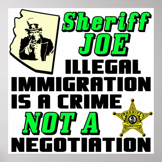 POSTER SHERIFF JOE (Devant)