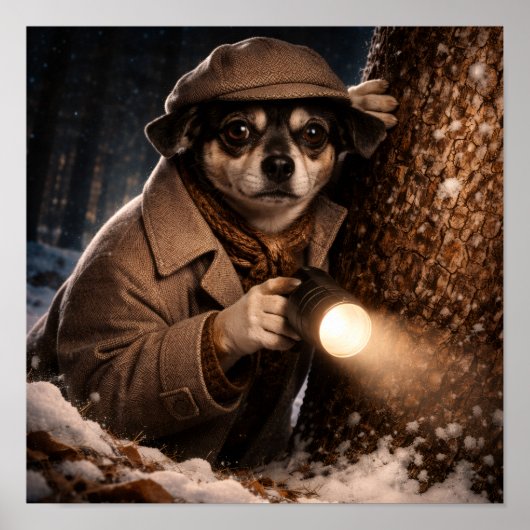 Poster "Sherlock Louie" (Devant)