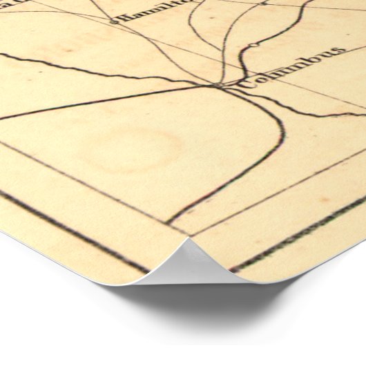 Poster Sherman d'Atlanta à Goldsboro (Coin)