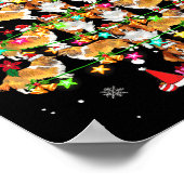 Poster Shetland Sheepdog Christmas Tree Funny Sheltie Chr (Coin)