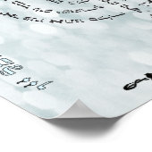 Poster Shevitti avec Psaume 67 (Coin)