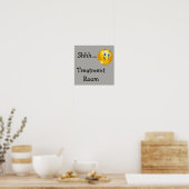 Poster Shh émoji (Cuisine)